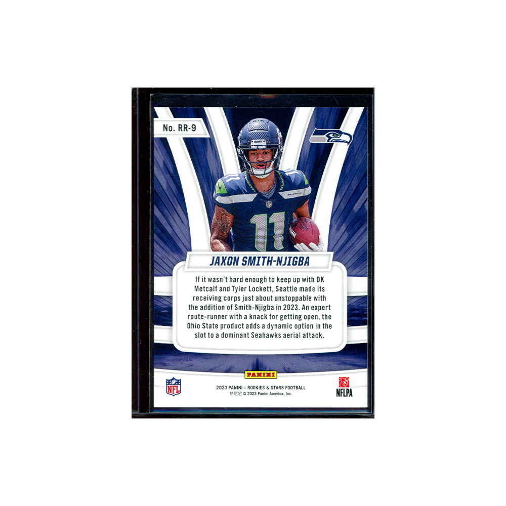 Jaxon Smith-Njigba 2023 Panini Rookies & Stars Football Rookie Rush Orange /125