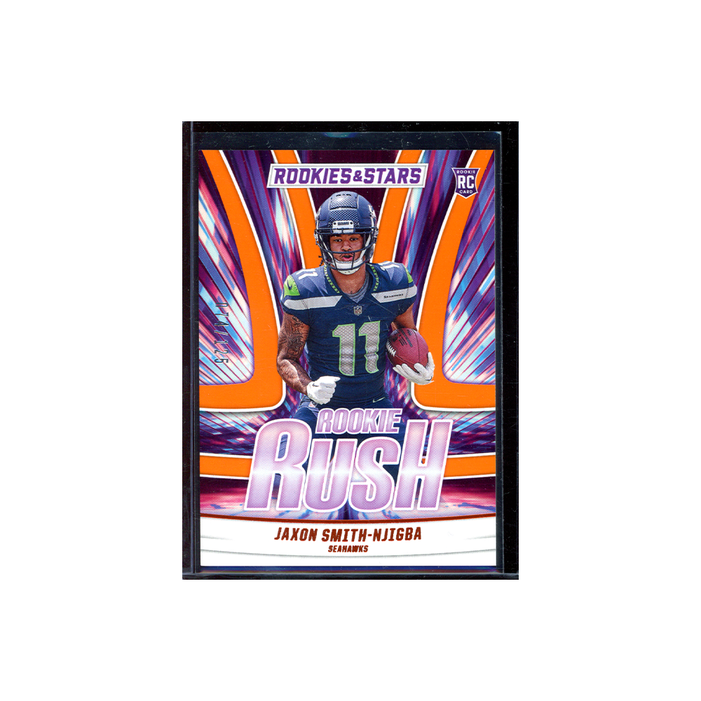 Jaxon Smith-Njigba 2023 Panini Rookies & Stars Football Rookie Rush Orange /125
