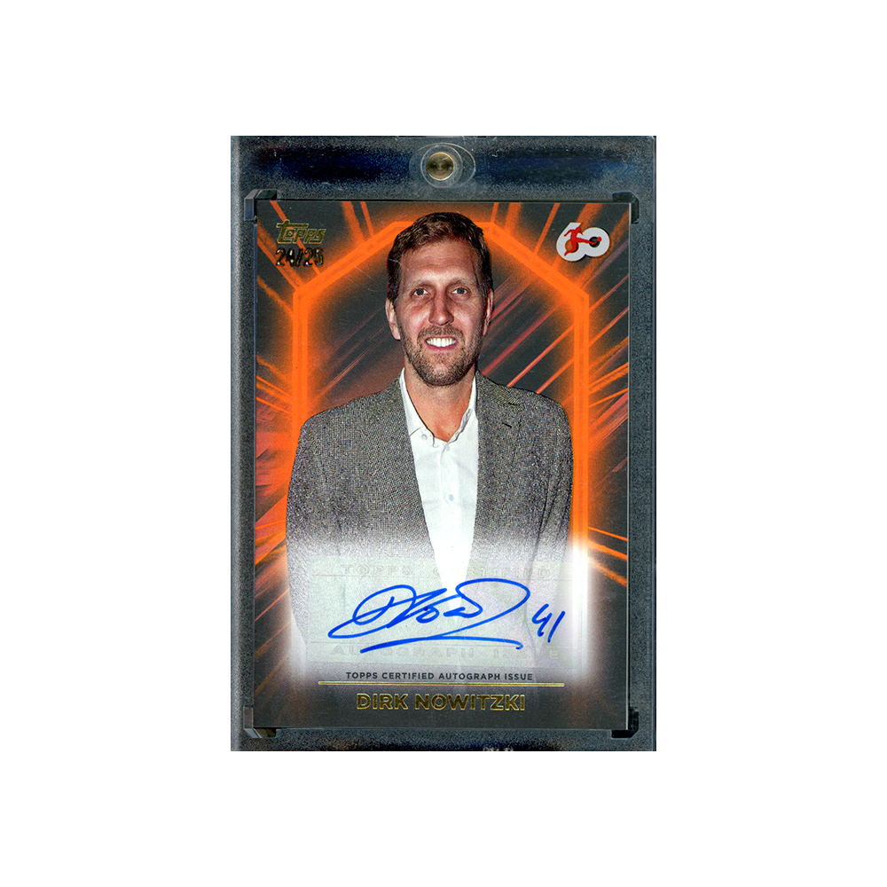 Dirk Nowitzki 2024 Topps Bundesliga 60 Proimnent Supporters Auto /25