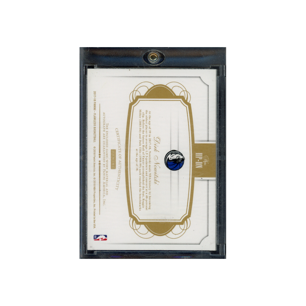 Dirk Nowitzki 2017-18 Panini Flawless Basketball Patch /25