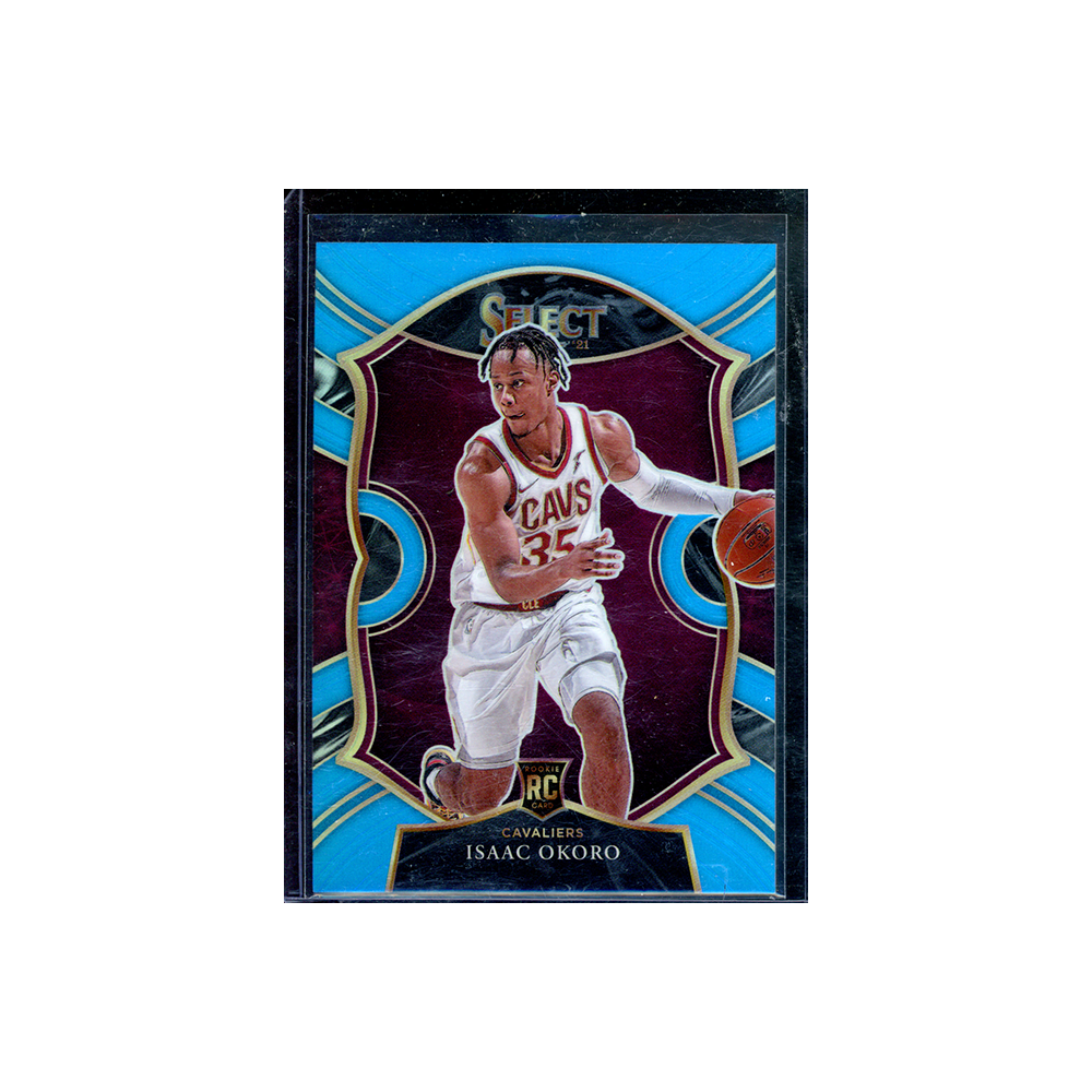 Isaac Okoro 2020-21 Panini Select Basketball Light Blue Rookie /299