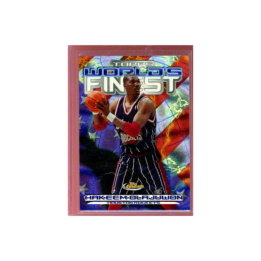 Hakeem Olajuwon 2000 Topps Finest Basketball World's Finest