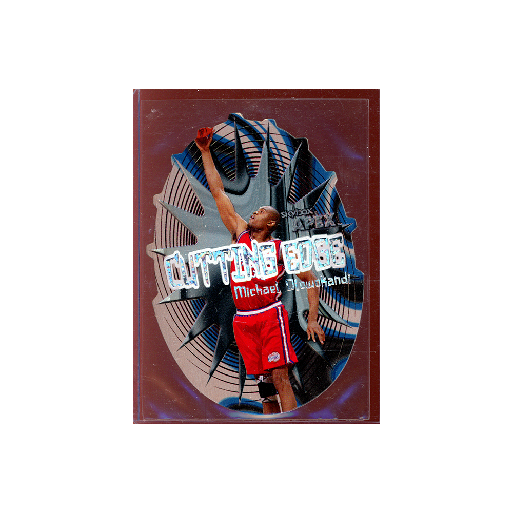 Michael Olowokandi 1999 Skybox Apex Cutting Edge PLUS Die-Cut