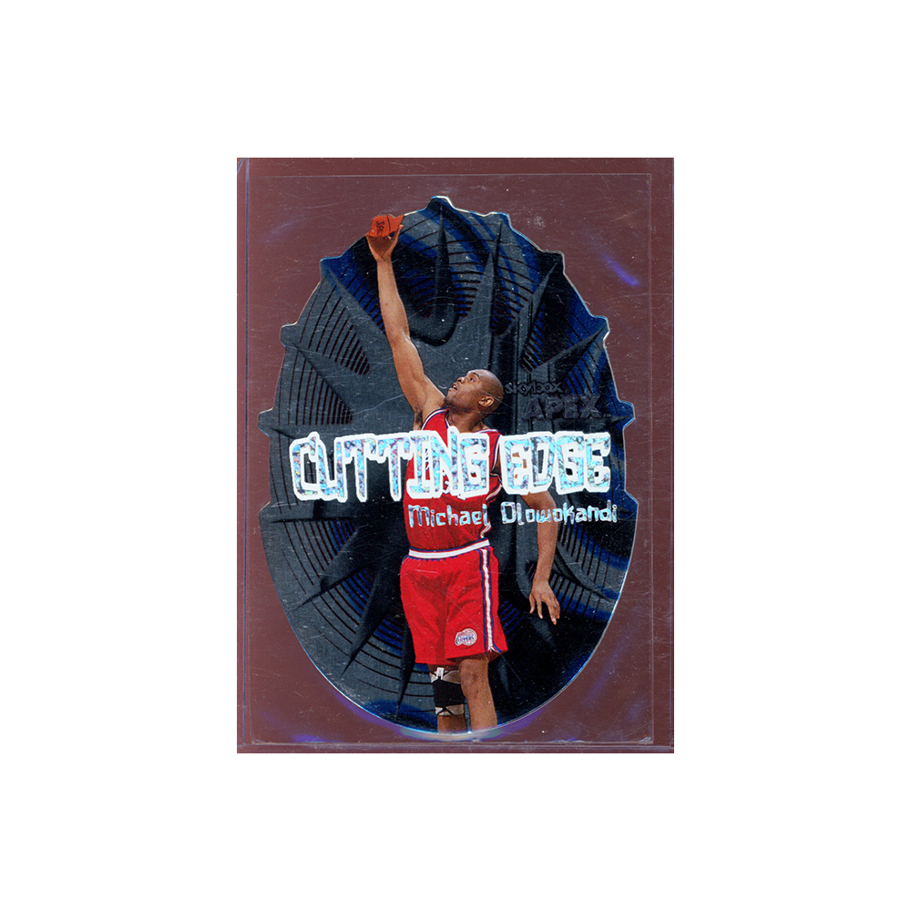 Michael Olowokandi 1999 Skybox Apex Cutting Edge Die-Cut