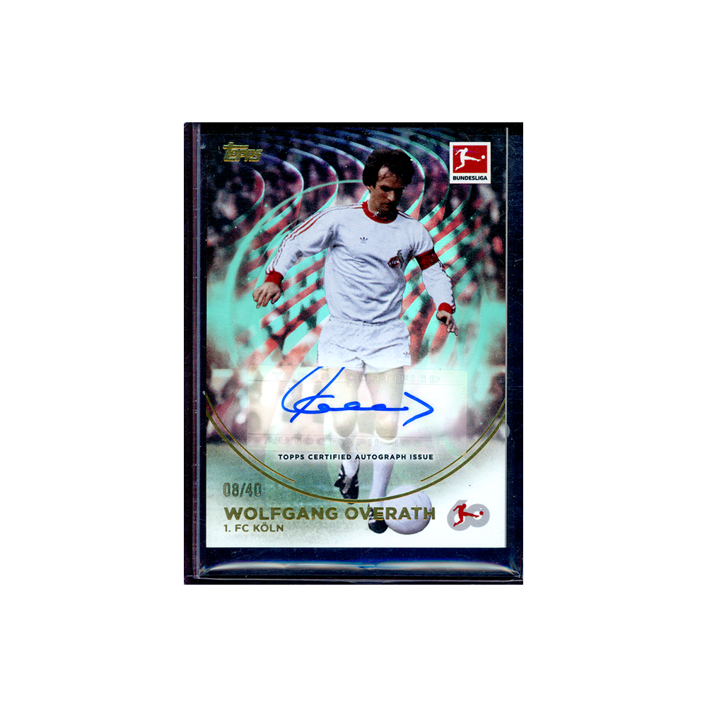 Wolfgang Overath 2023-24 Topps 60 Years of Bundesliga Soccer Auto /40