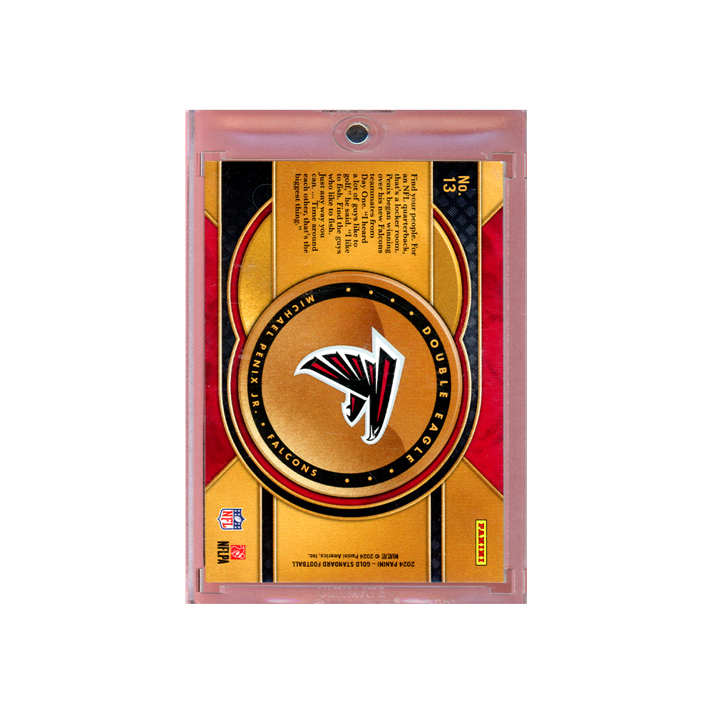 Michael Penix Jr. 2024 Panini Gold Standard Football Double Eagle Rookie /24