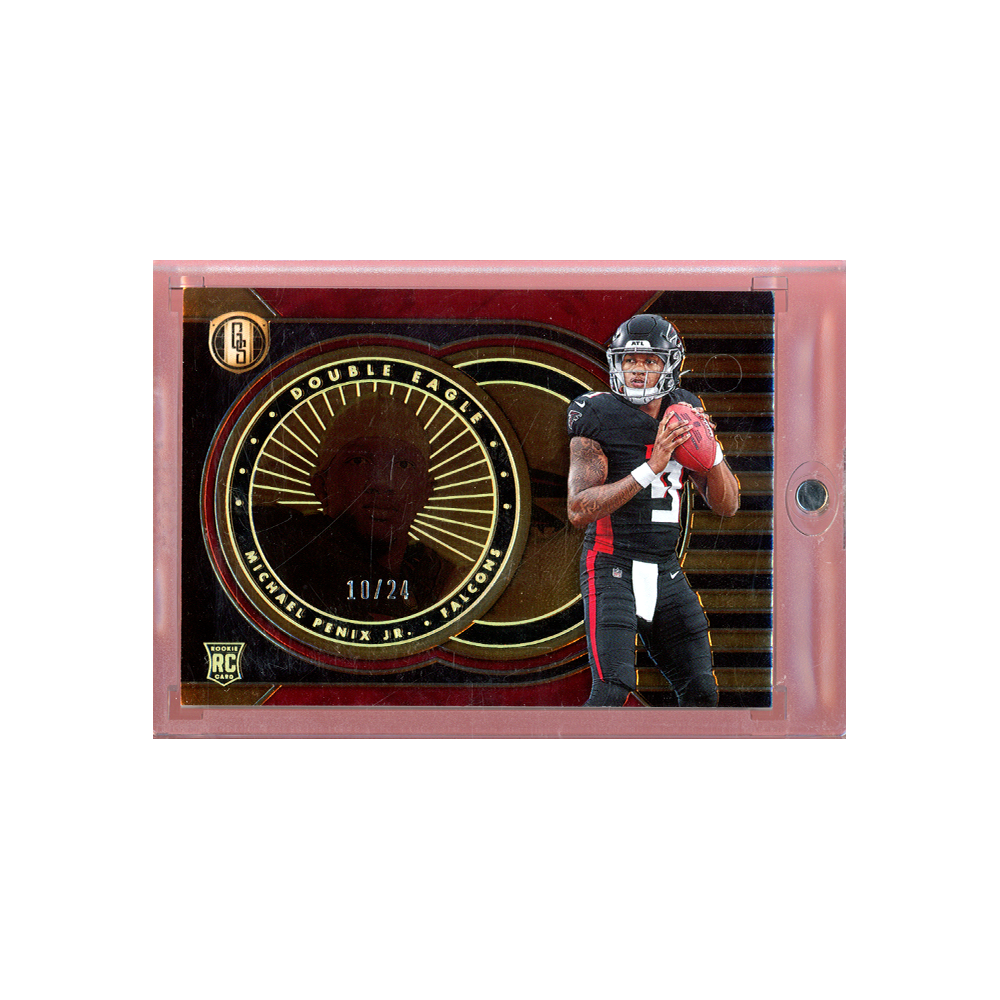 Michael Penix Jr. 2024 Panini Gold Standard Football Double Eagle Rookie /24