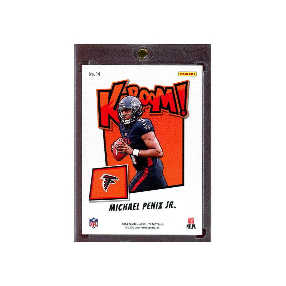 Michael Penix Jr. 2024 Panini Absolute Football Rookie Kaboom