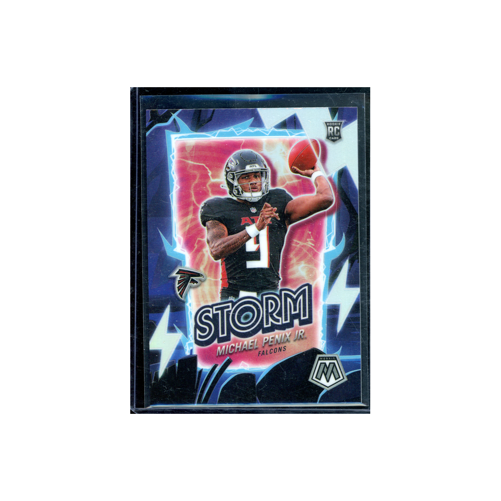Michael Penix Jr 2024 Panini Mosaic Football Storm Rookie