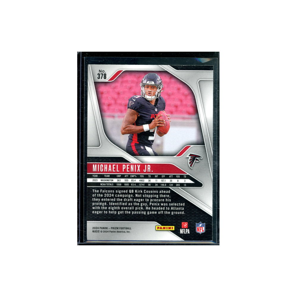 Michael Penix Jr 2024 Panini Prizm Football Rookie