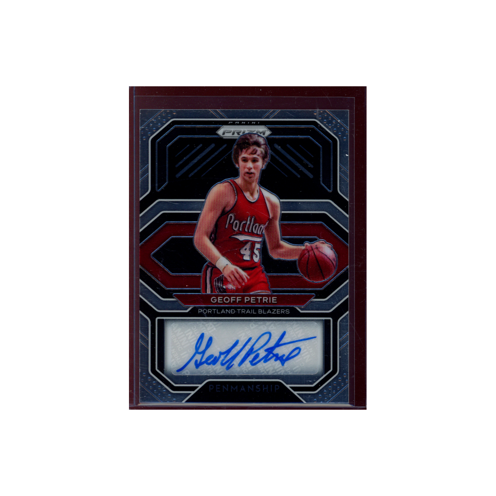Geoff Petrie 2020-21 Panini Prizm Basketball Auto
