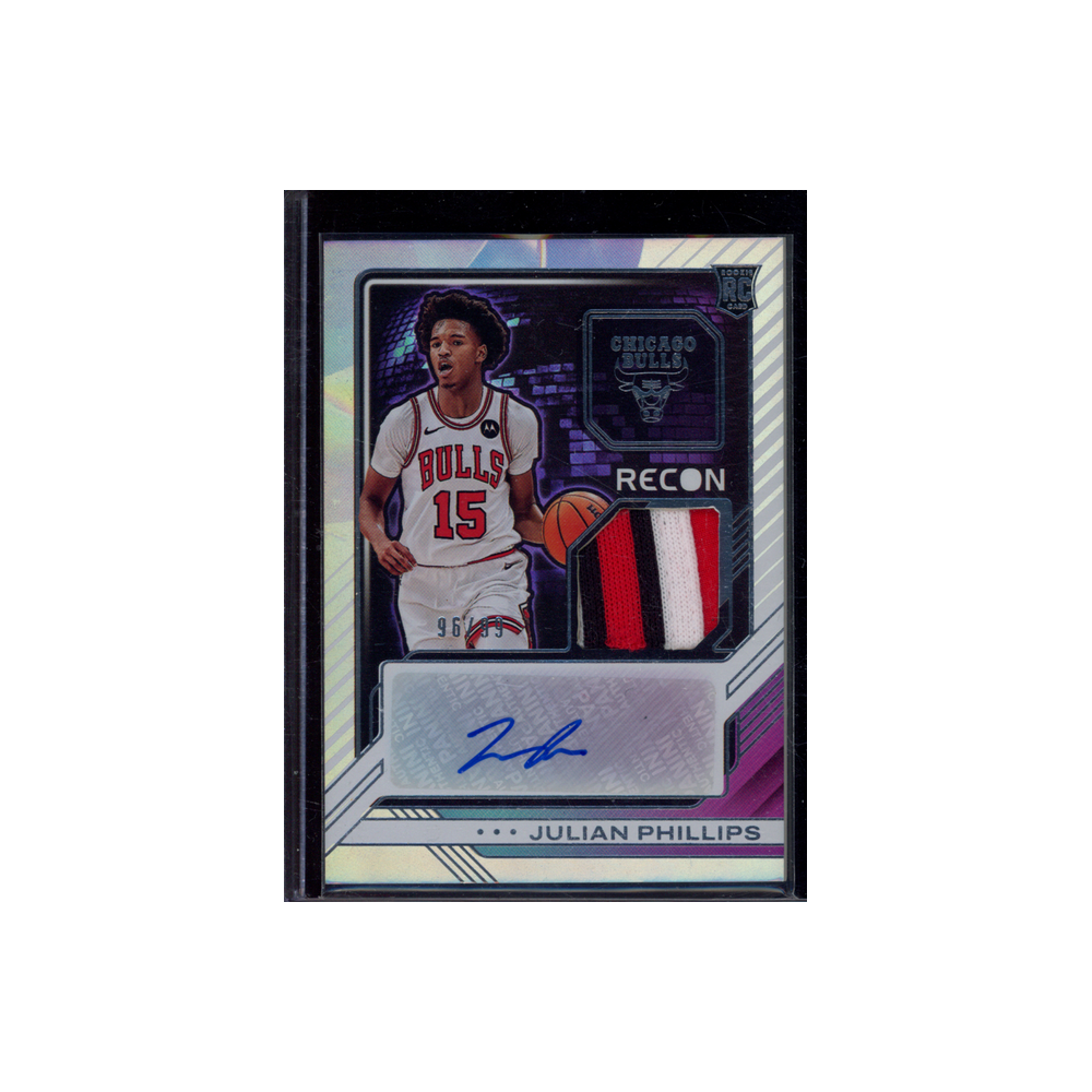 Julian Phillips 2023-24 Panini Recon Rookie Jersey Auto /99