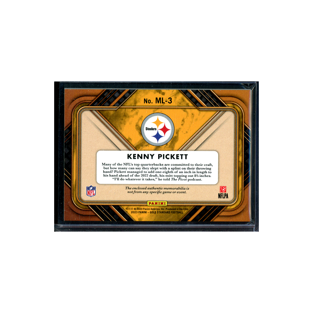 Kenny Pickett 2023 Panini Gold Standard Football Mother Lode Patch /24