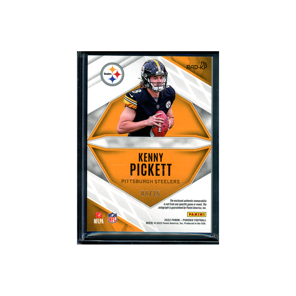 Kenny Pickett 2022 Panini Phoenix Football RPA Green /25