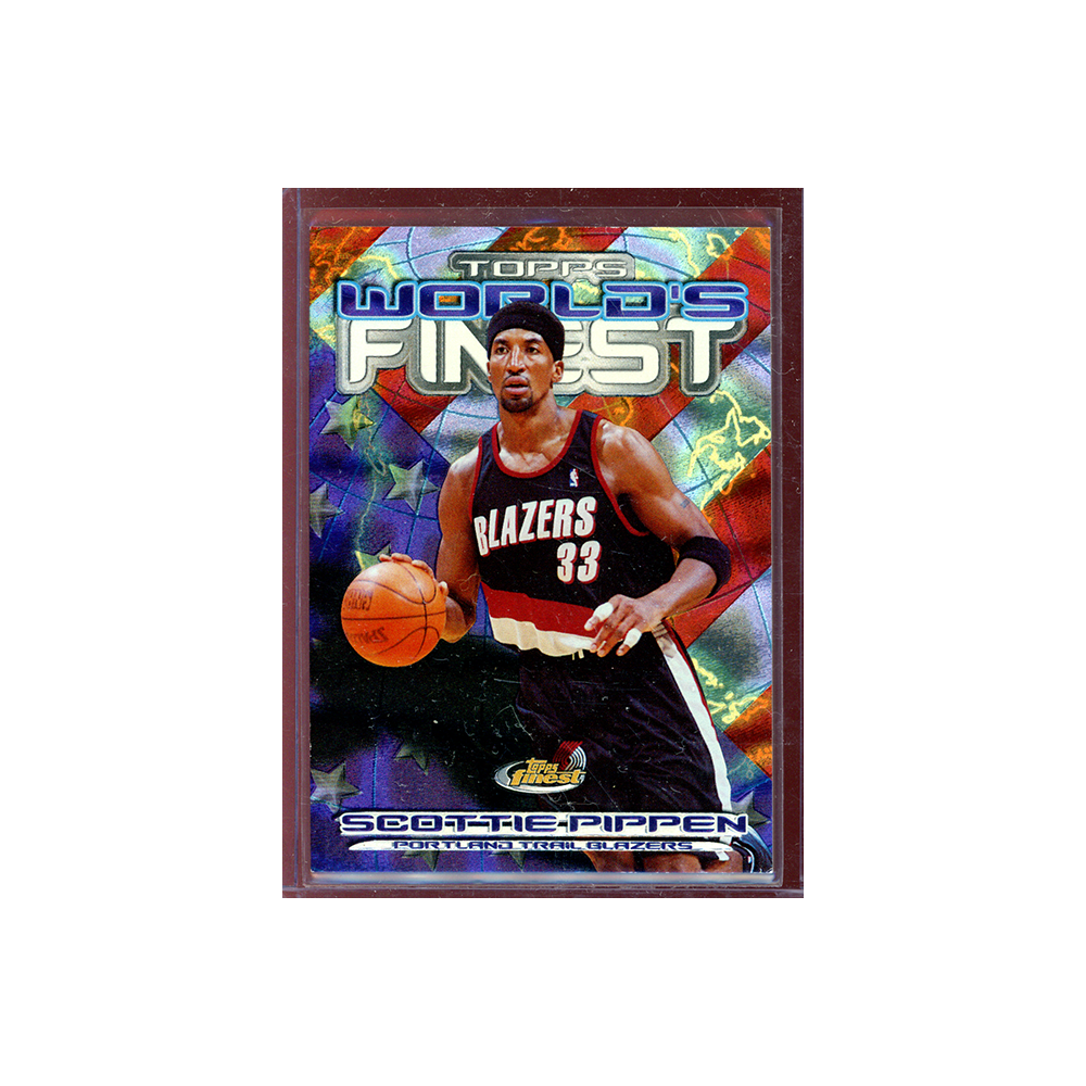 Scottie Pippen 2000 Topps Finest Basketball World's Finest