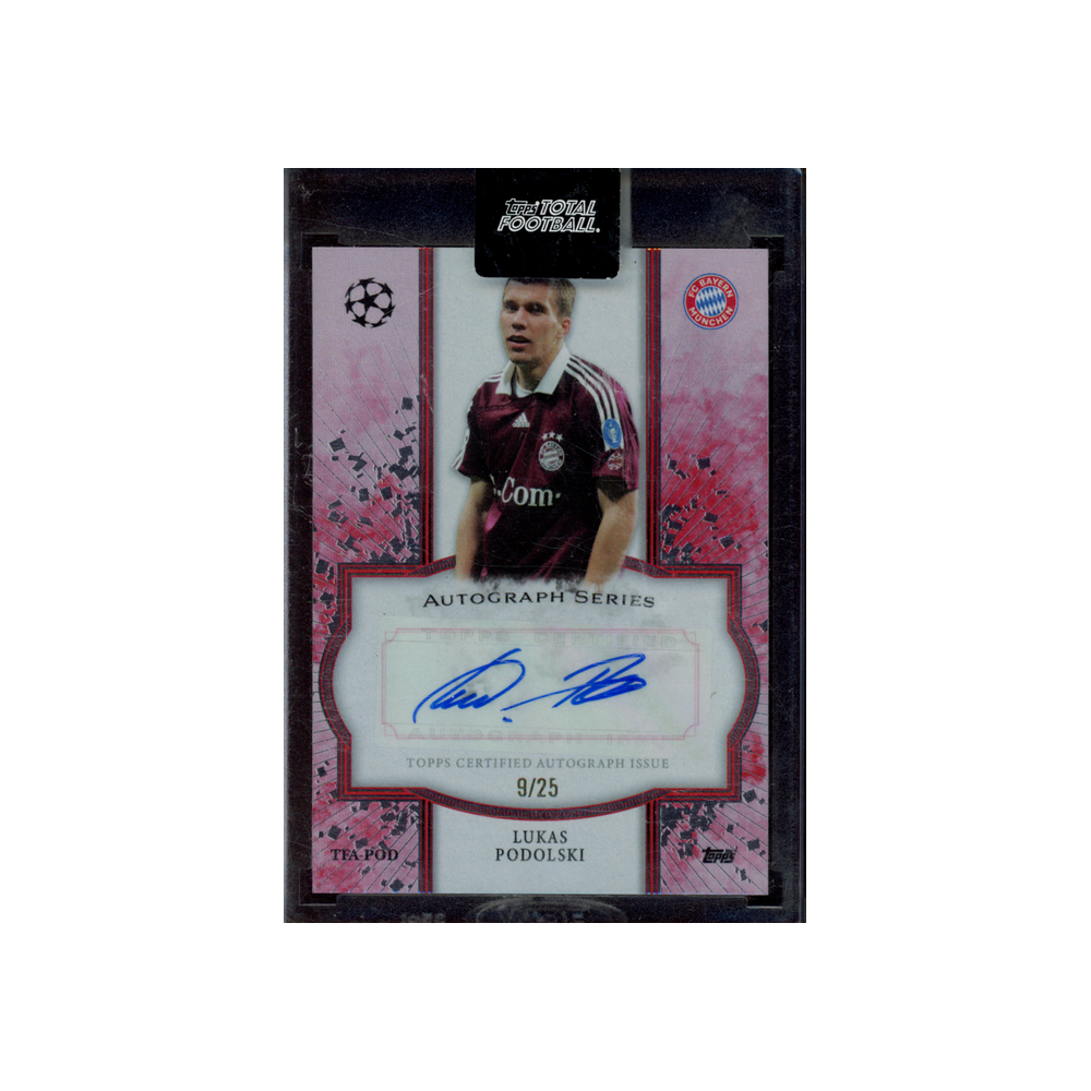 Lukas Podolski 2024 Topps Total Football Auto /25