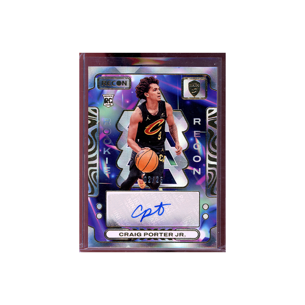 Craig Porter Jr. 2023-24 Panini Recon Basketball Rookie Car /25
