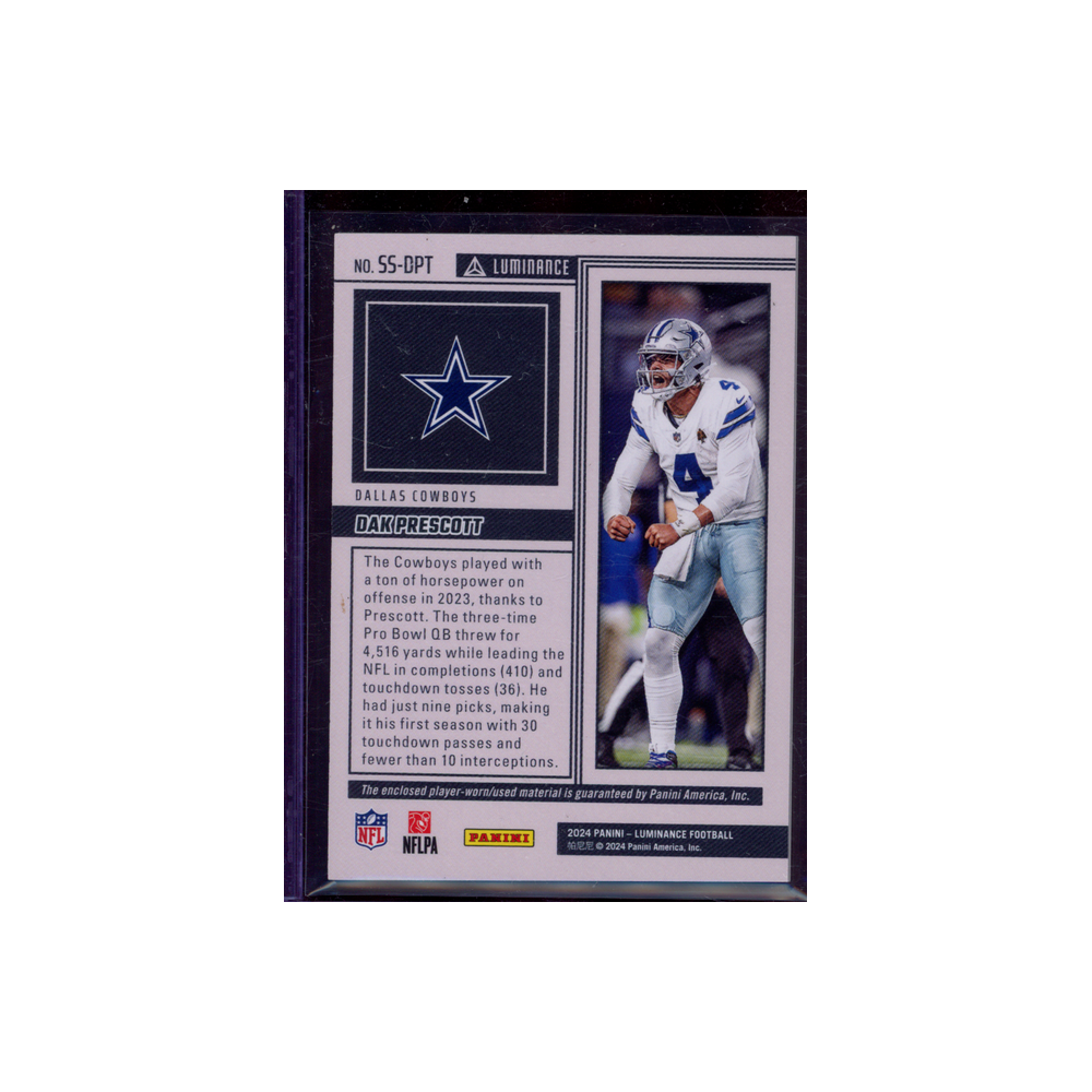 Dak Prescott 2024 Panini Luminance Football Patch