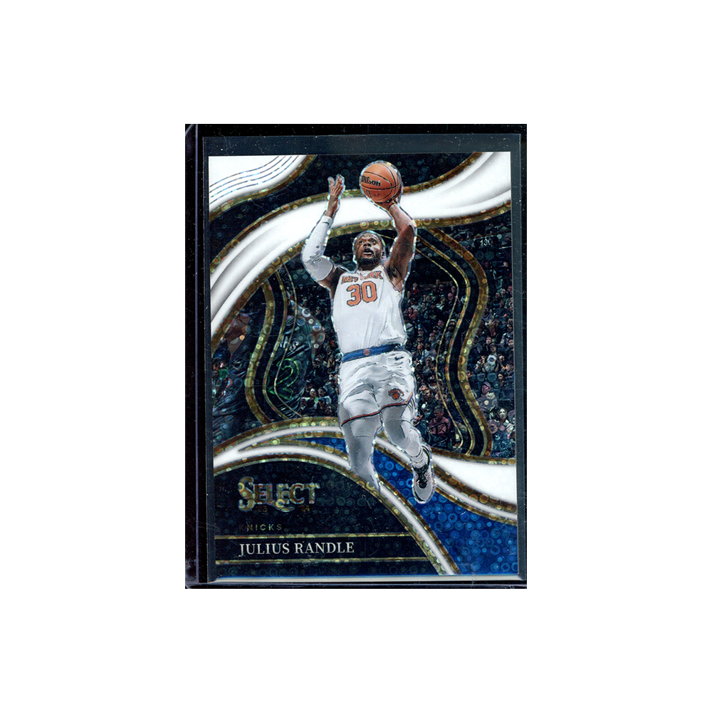 Julius Randle 2023-24 Panini Select Basketball White Disco Courtside /75