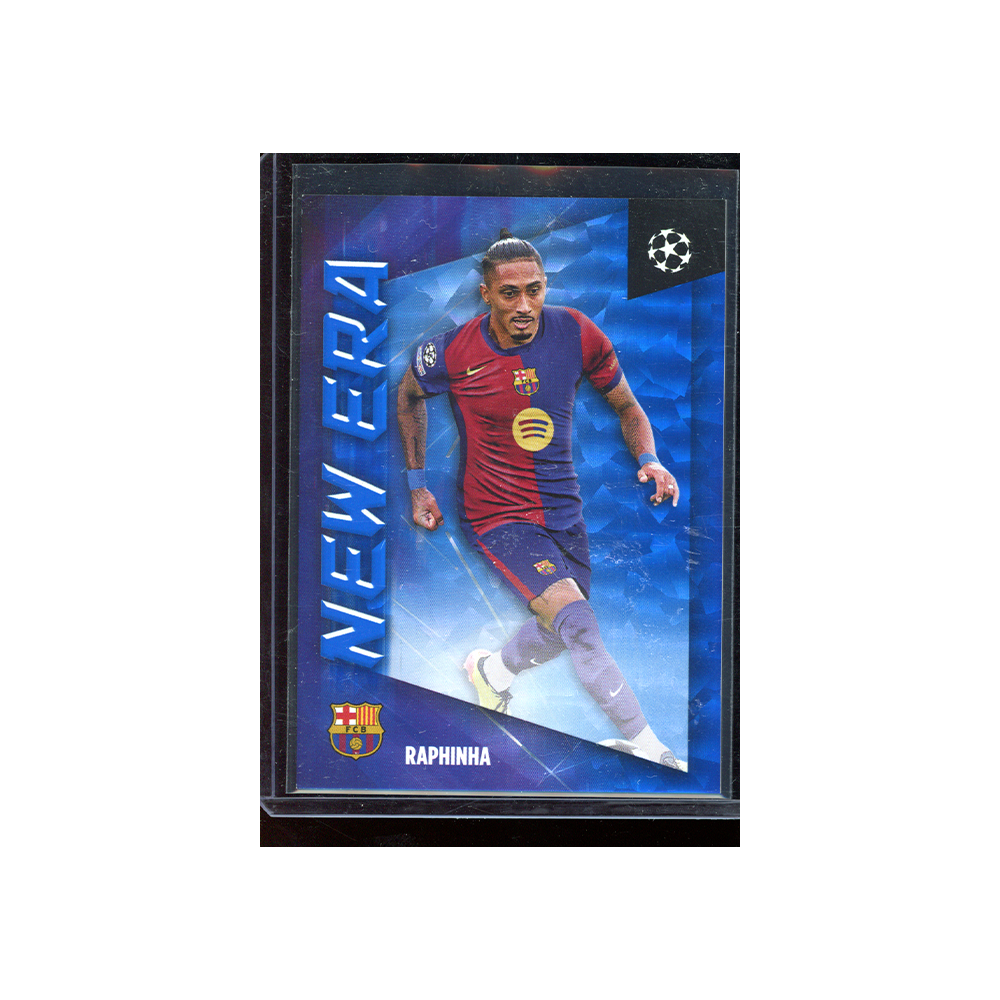 Raphinha 2025 Topps Uefa UCC New Era Blue /75