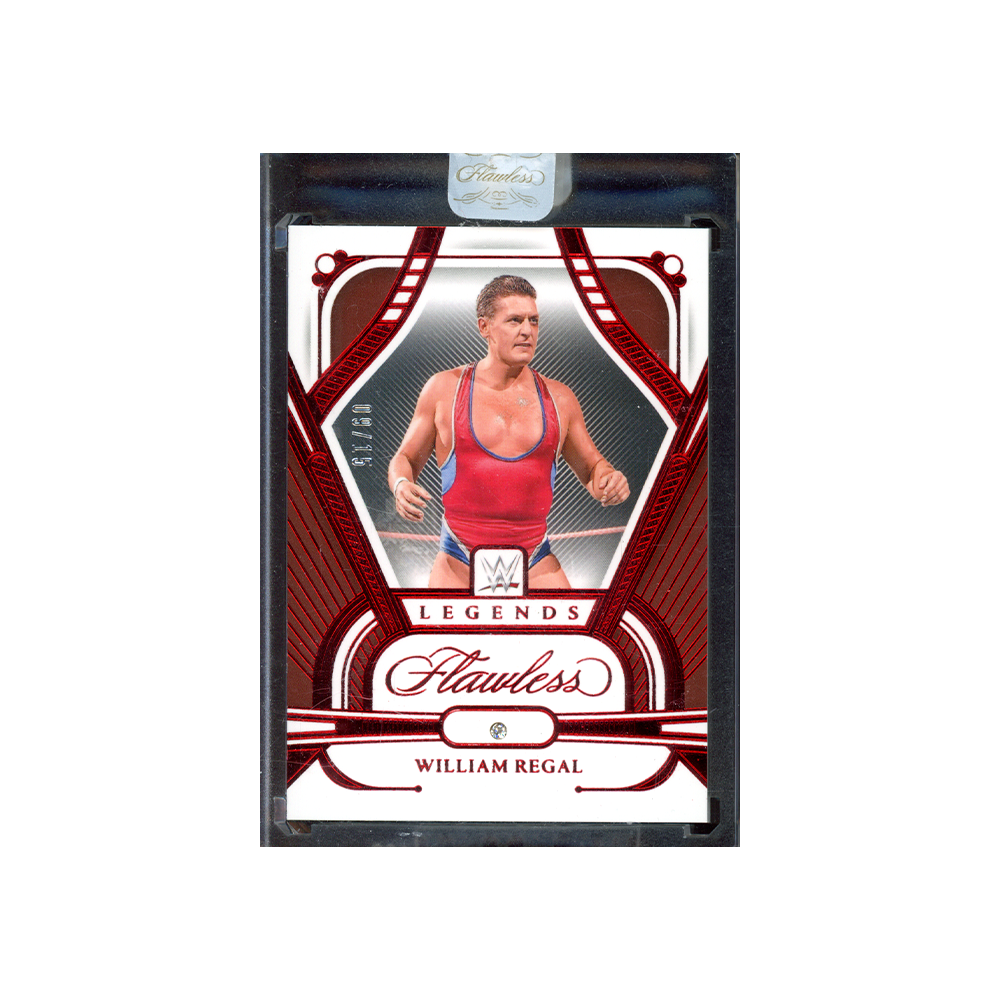 William Regal 2024 Panini Flawless WWE Ruby /15 #80