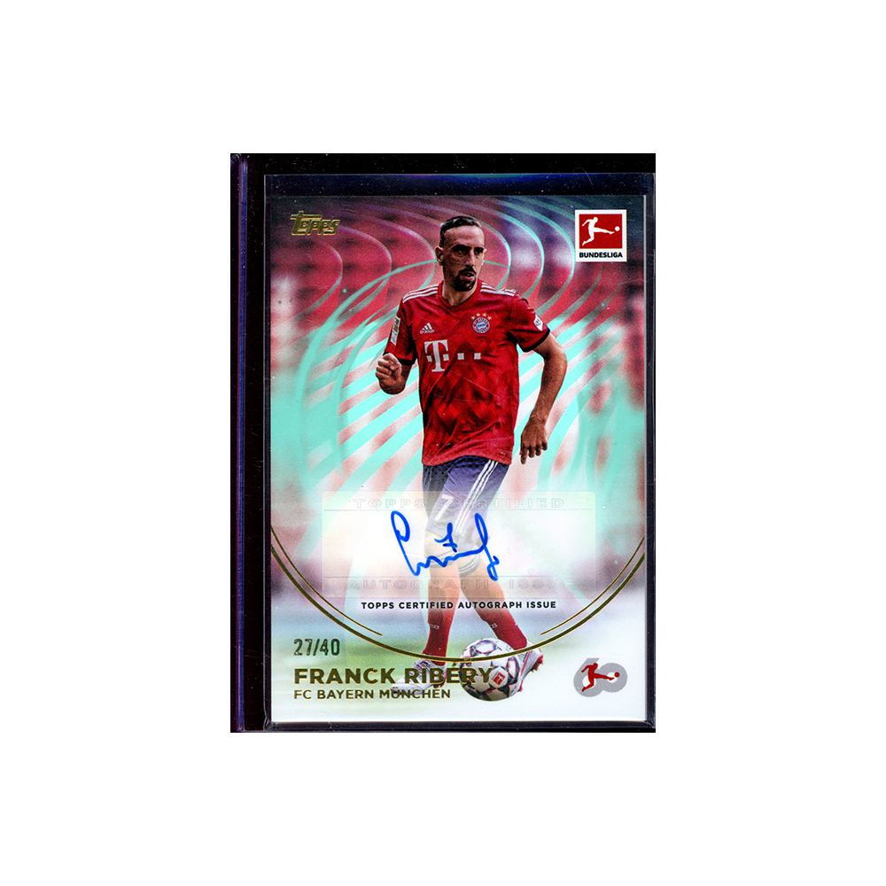Franck Ribery 2023-24 Topps 60 Years of Bundesliga Soccer Auto /40