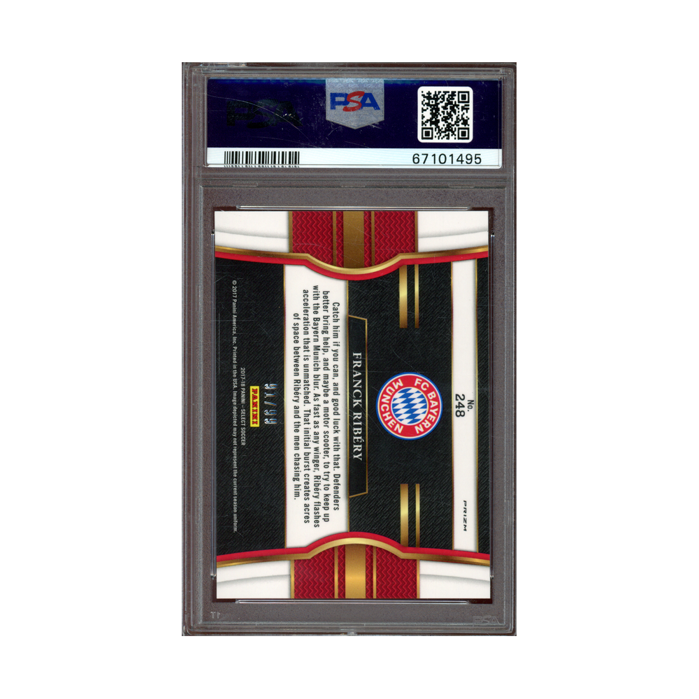 Franck Ribery 2017 Panini Select White /99 PSA 10