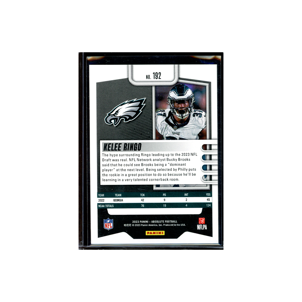 Kelee Ringo 2023 Panini Absolute Football Rookie Green /50