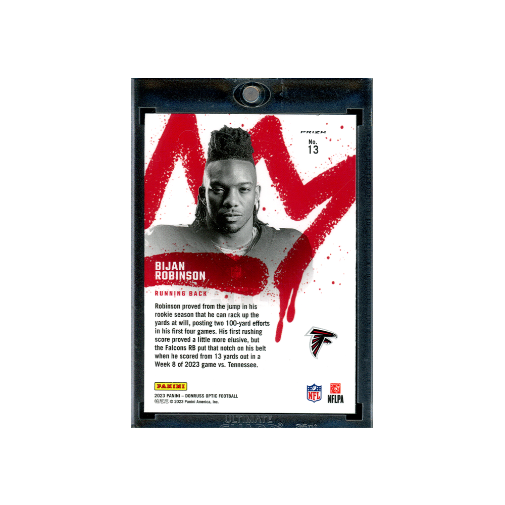 Bijan Robinson 2023 Panini Donruss Optic Football Rookie Kings