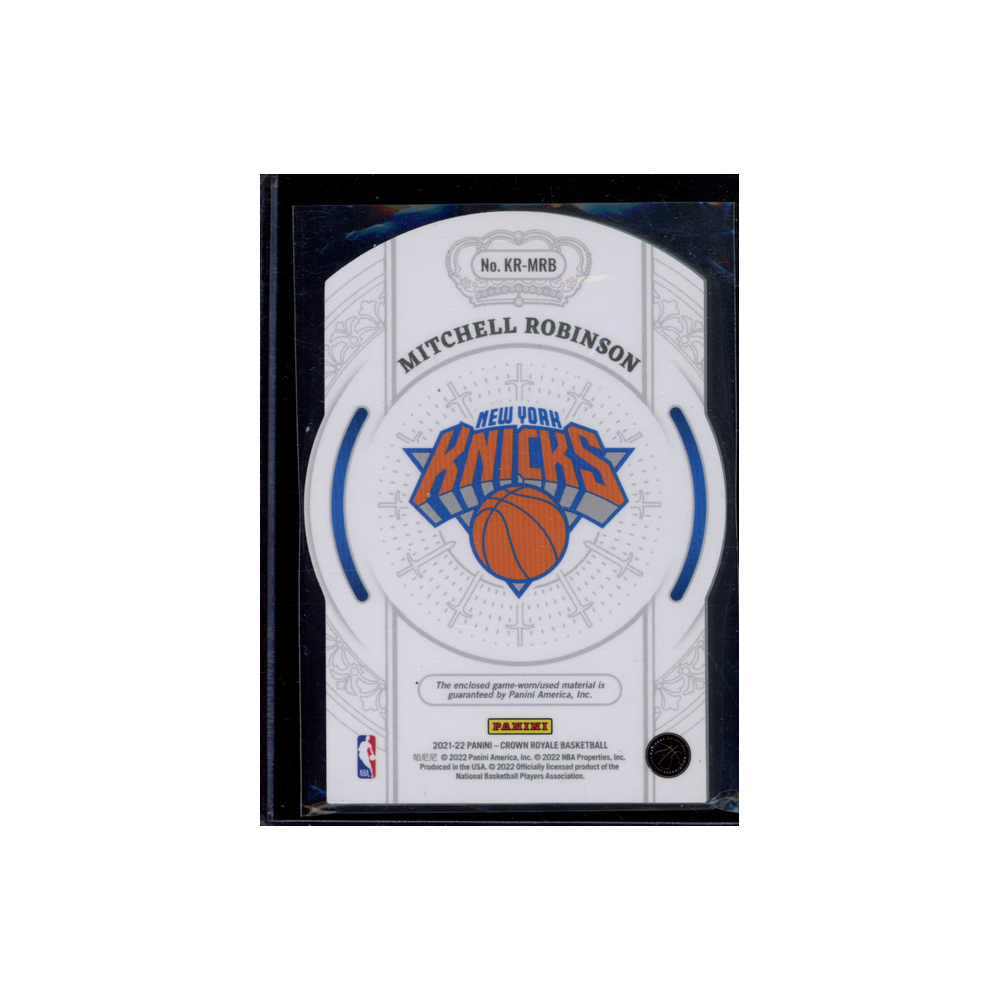 Mitchell Robinson 2021-22 Panini Crown Royale Basketball Knights of the Round Table