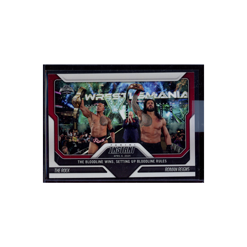 The Rock Roman Reigns 2024 Panini Instant WWE /371