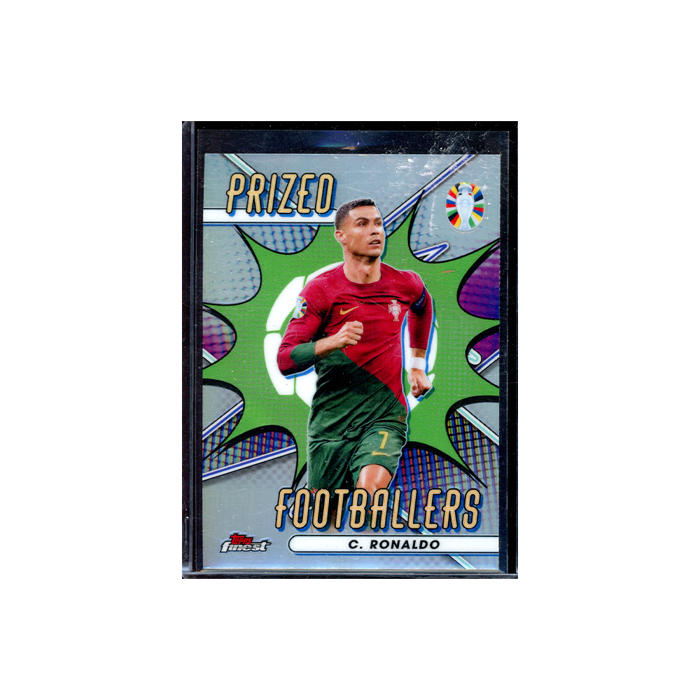 Cristiano Ronaldo 2024 Topps Finest UEFA Euro Soccer Prized Footballers