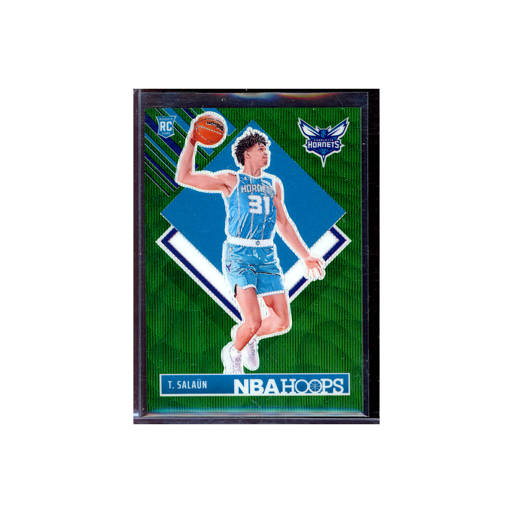 Tidjane Salaün 2024-25 Panini Hoops Basketball Green Wave Rookie /25