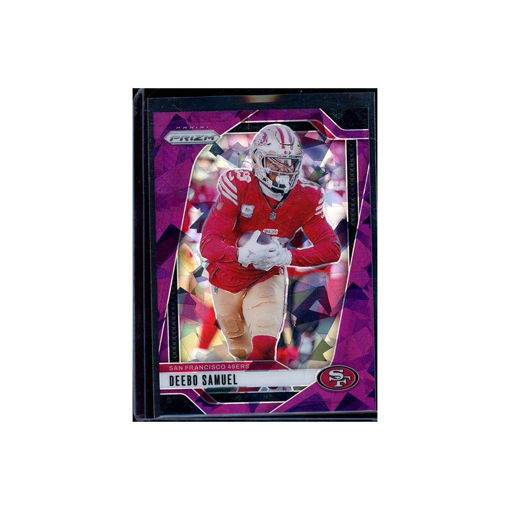 Deebo Samuel 2024 Panini Prizm Football Purple Ice /225