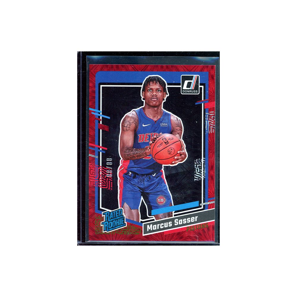 Marcus Sasser 2023-24 Panini Donruss Basketball Rated Rookie Fireworks /88