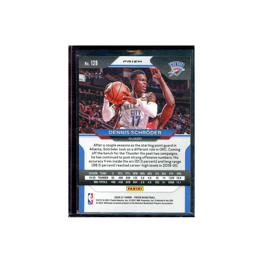 Dennis Schröder 2020-21 Panini Prizm Basketball Purple