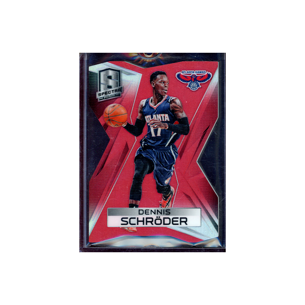 Dennis Schröder 2014-15 Panini Spectra Basketball Red Die-Cut /25