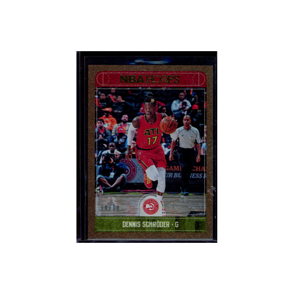 Dennis Schröder 2017-18 Panini Hoops Basketball Gold /10