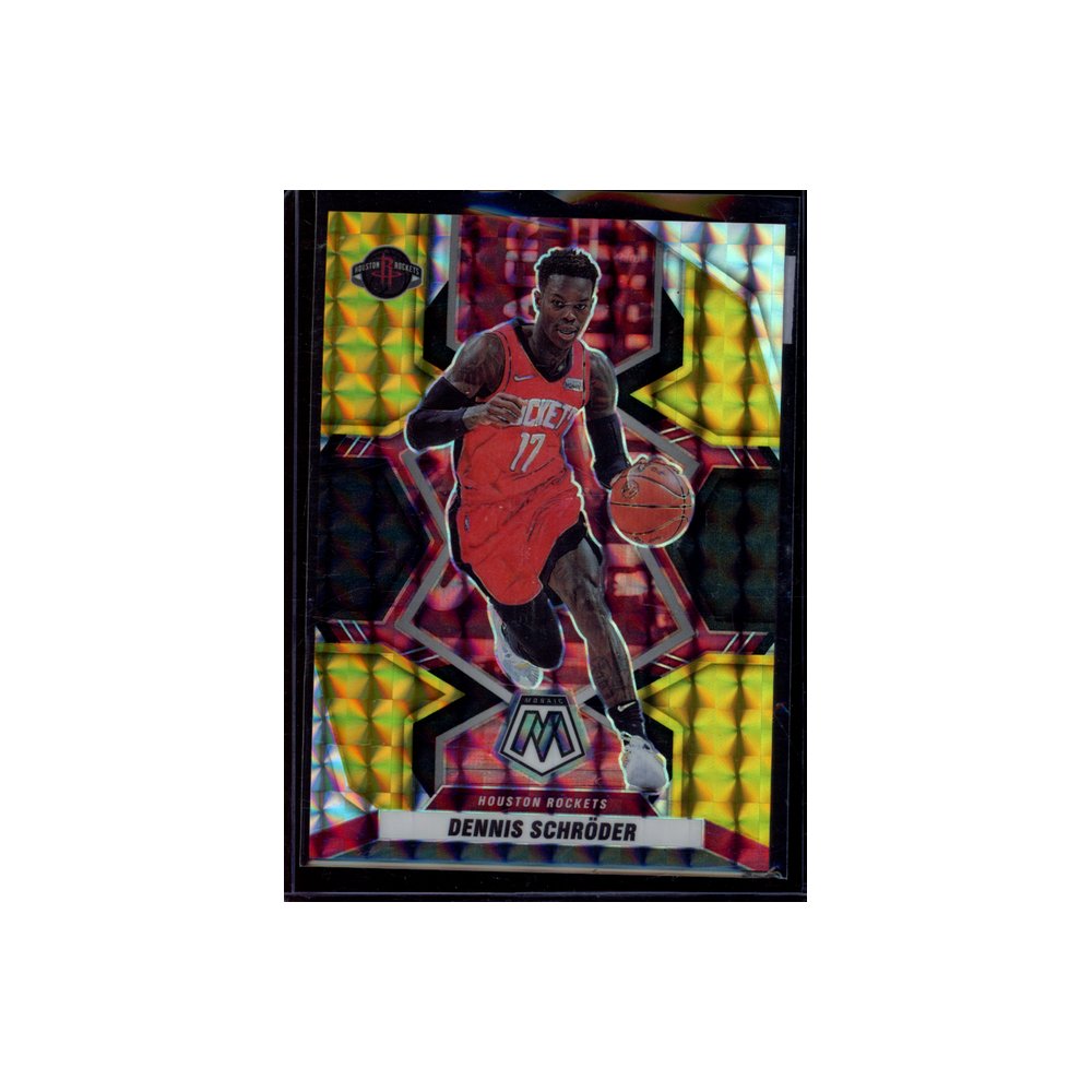 Dennis Schröder 2021-22 Panini Mosaic Basketball Black/Gold /8
