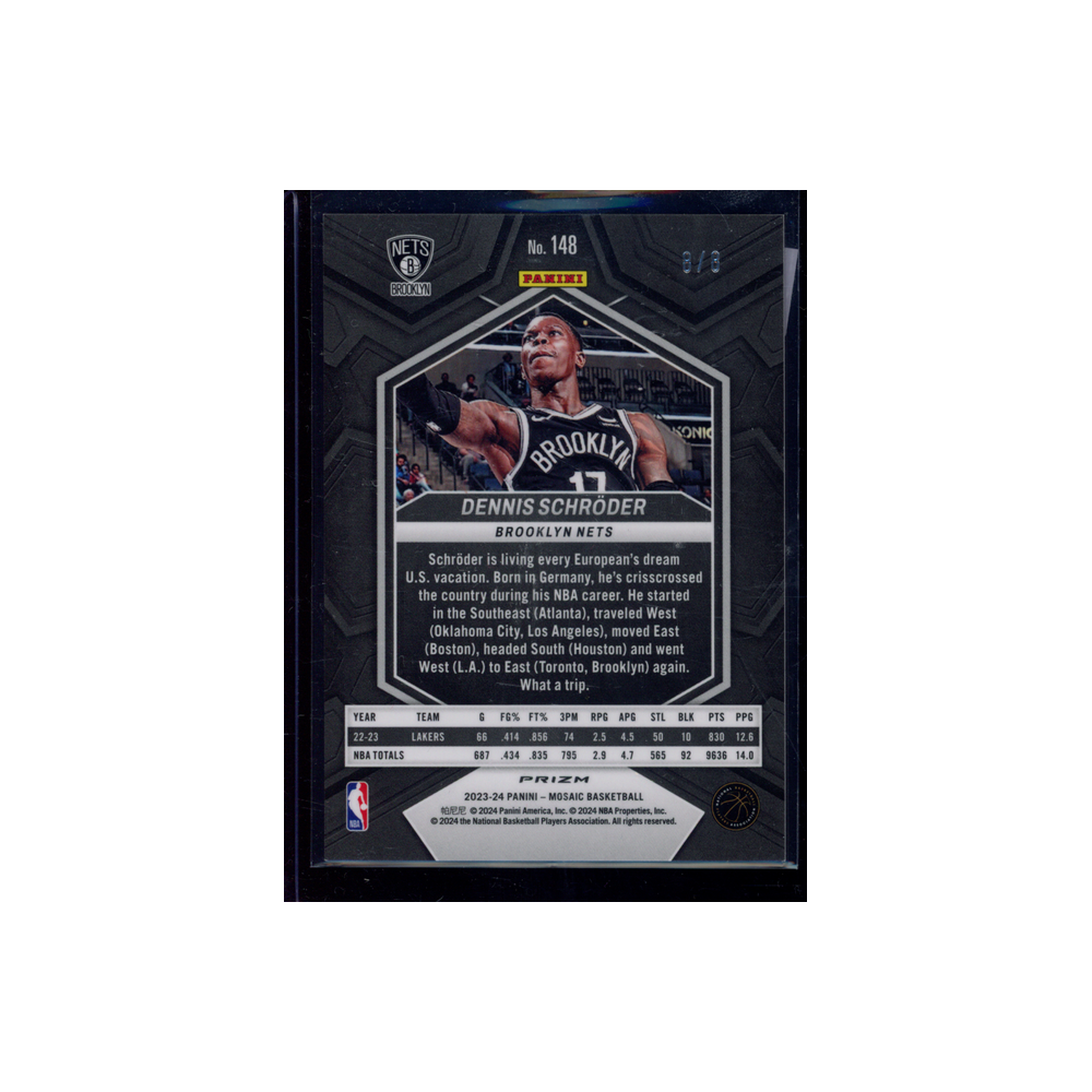 Dennis Schröder 2023-24 Panini Mosaic Basketball Asia /8