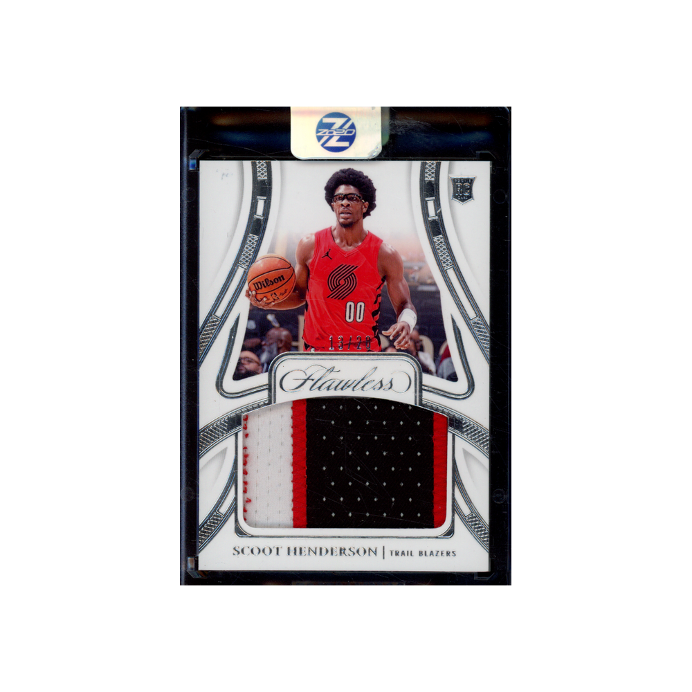 Scoot Henderson 2023-24 Panini Flawless Basketball Rookie Patch /20
