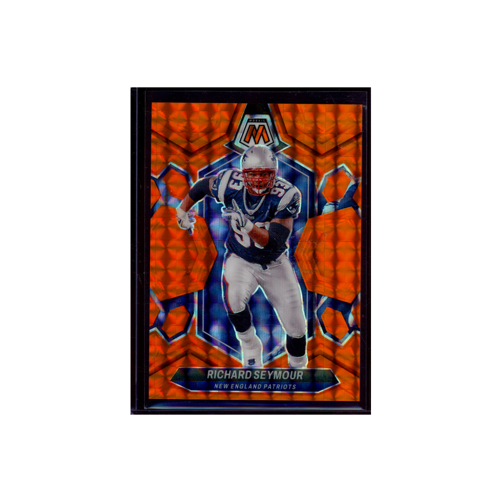 Richard Seymour 2024 Panini Mosaic Football Orange /199