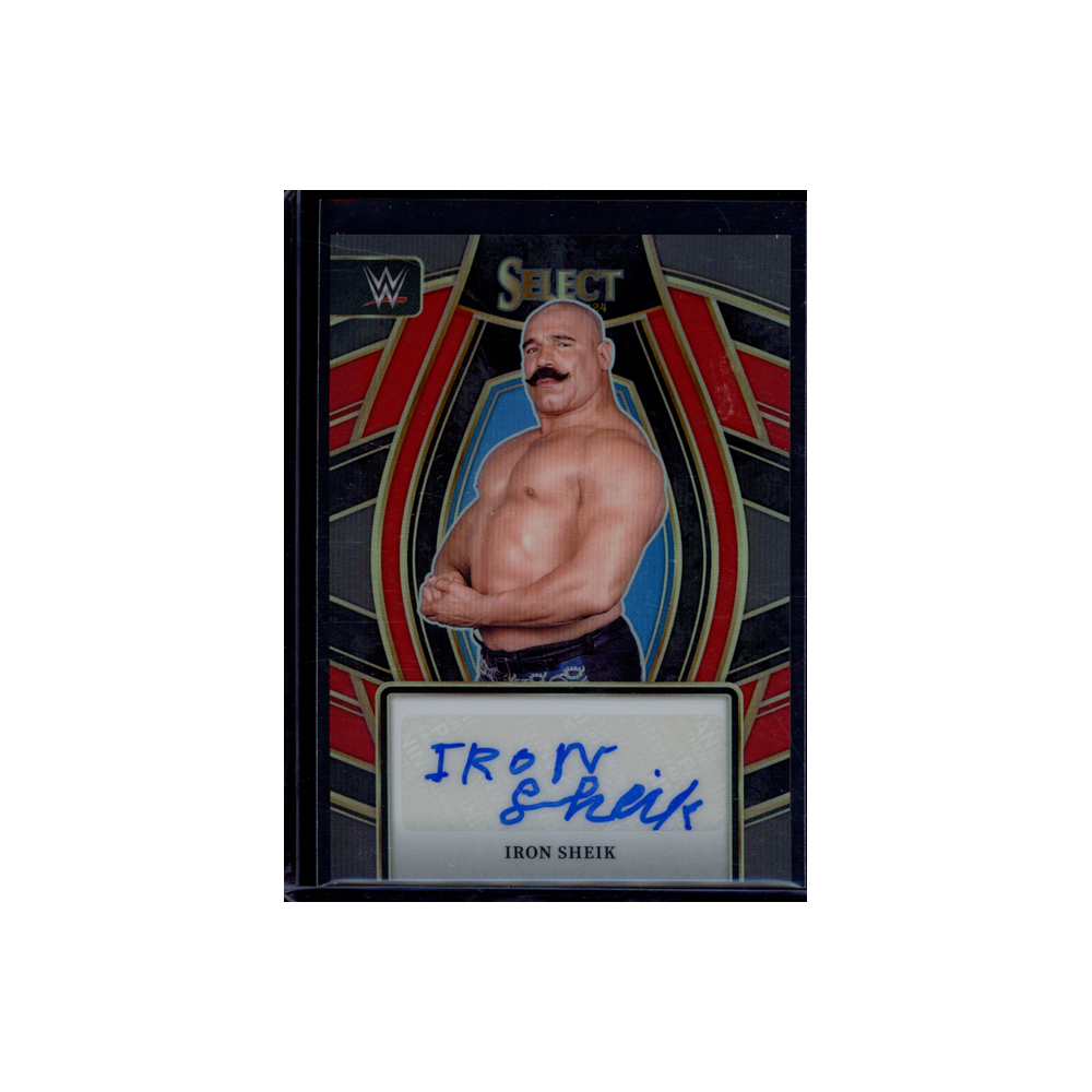 Iron Sheik 2024 Panini Select WWE Auto Red /99