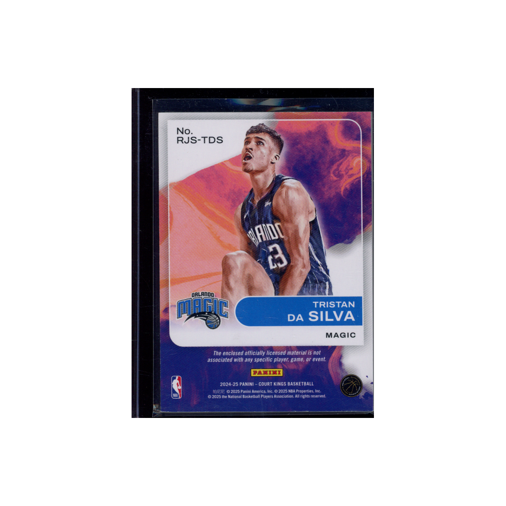 Tristan Da Silva 2024-25 Panini Court Kings Basketball Rookie Swatches
