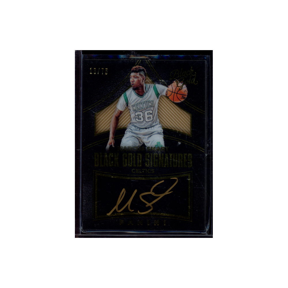 Marcus Smart 2015 Panini Black and Gold Auto /75