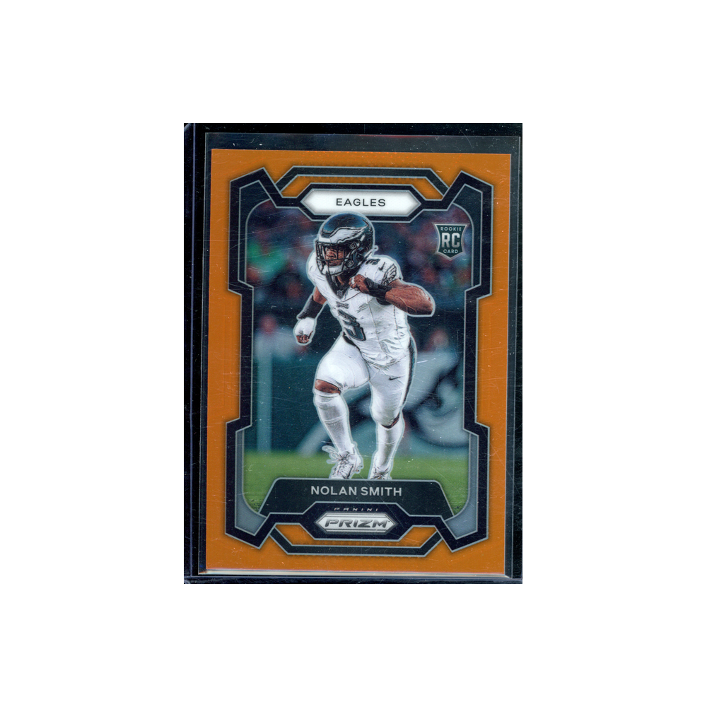 Nolan Smith 2023 Panini Prizm Football Orange Prizm Rookie /249