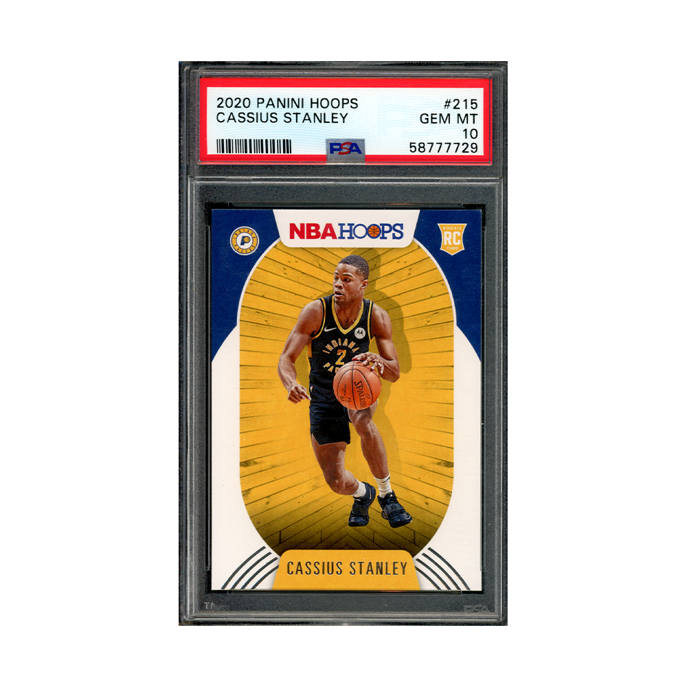 Cassius Stanles 2020 Panini Hoops Rookie PSA 10