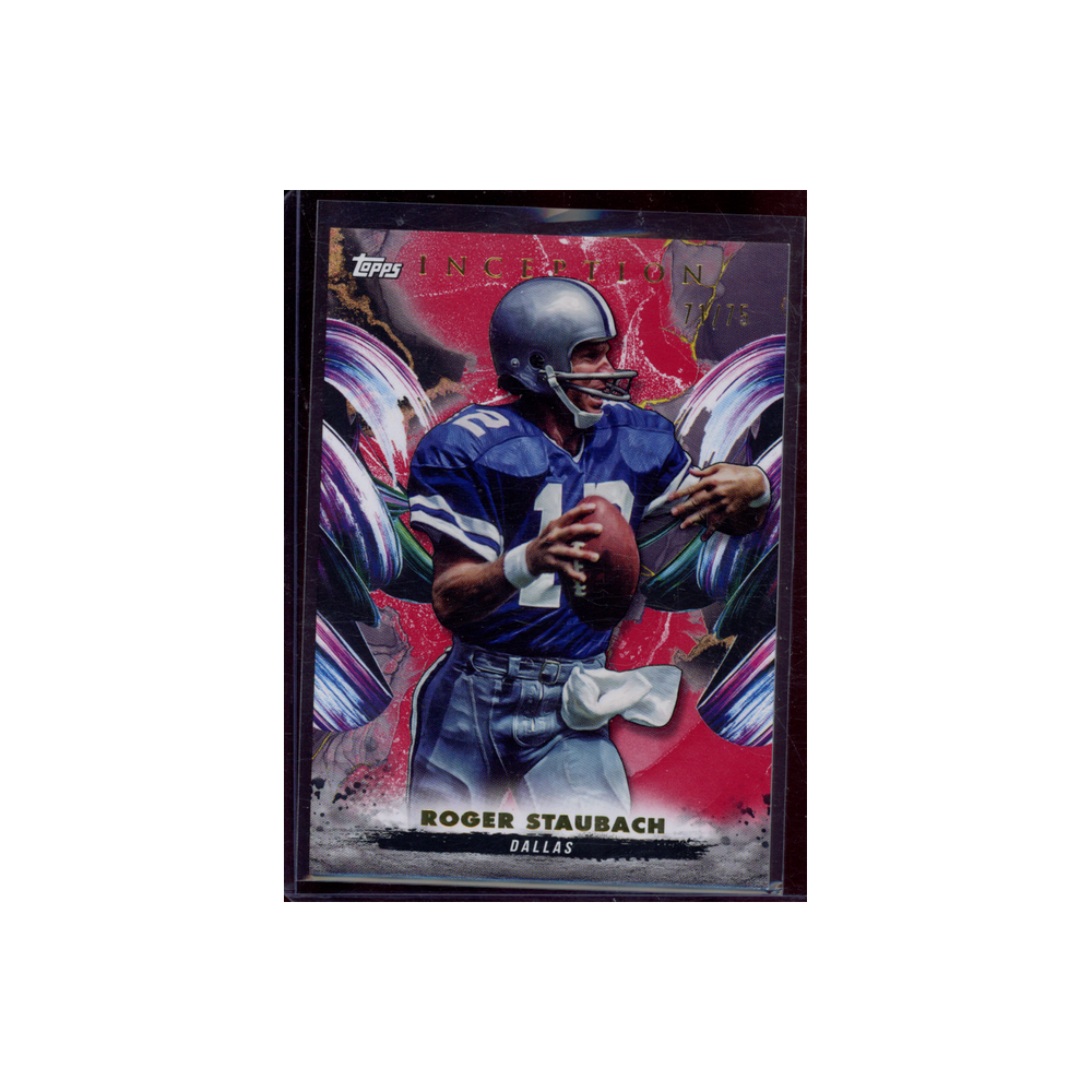Roger Staubach 2024 Topps Inception Football /75