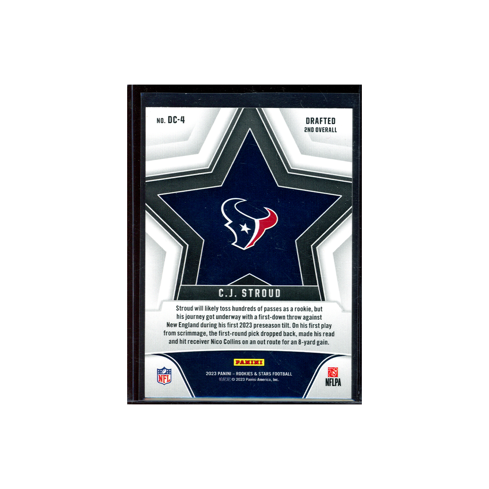 CJ Stroud 2023 Panini Rookies & Stars Football Draft Class Rookie