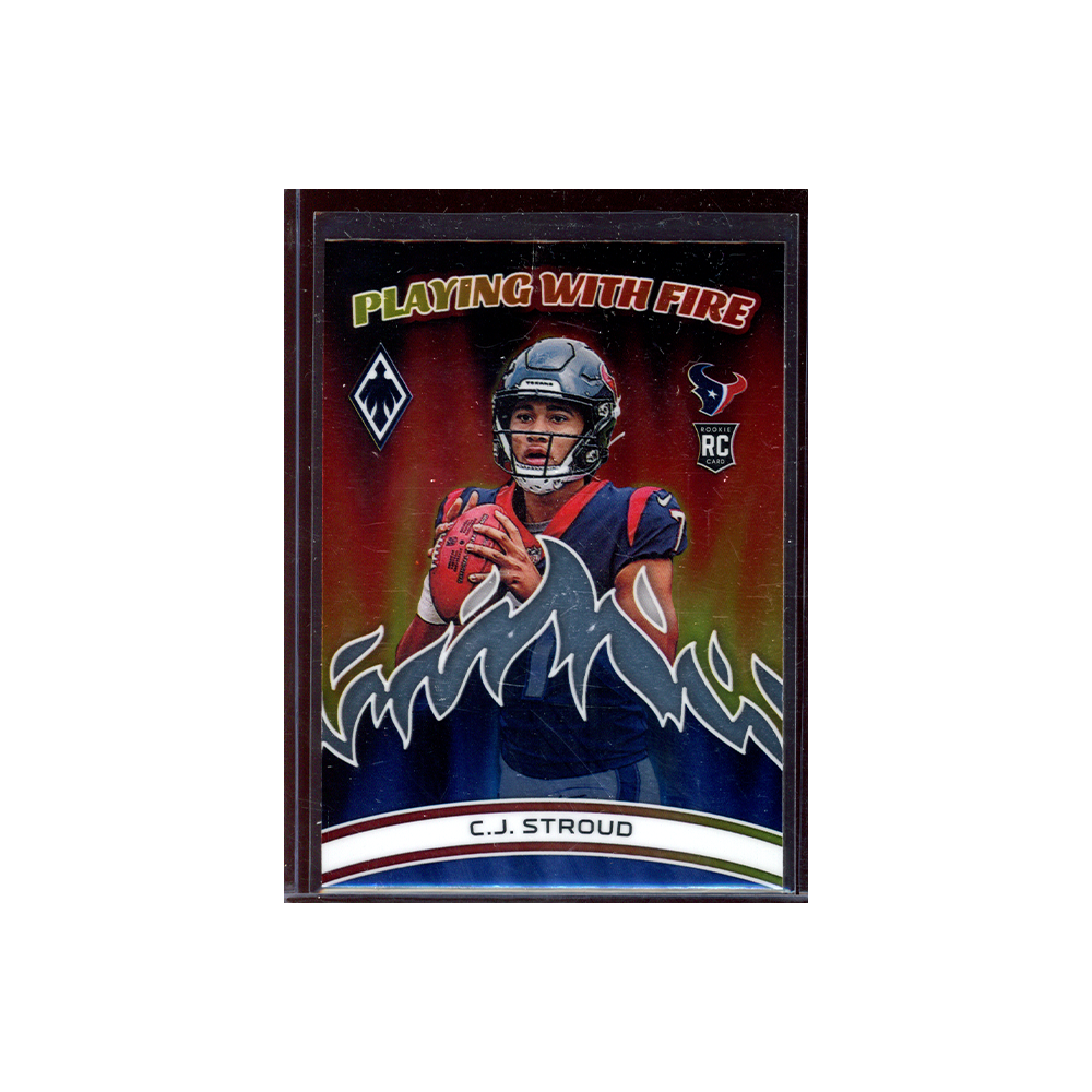 CJ Stroud 2023 Panini Phoenix Football Rookie Playing With Fire